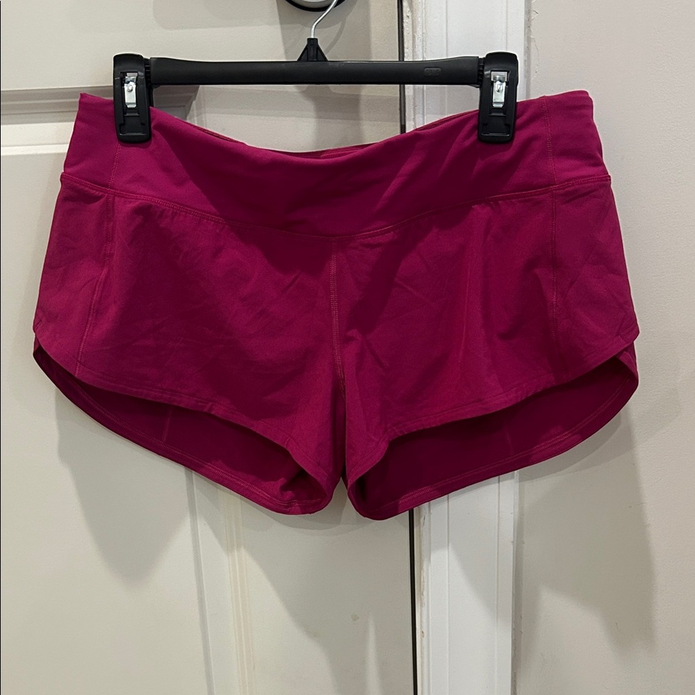Lululemon Athletica Fuchsia Athletic Shorts